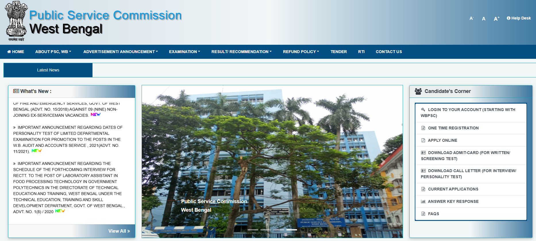 WBPSC Miscellaneous Result pdf